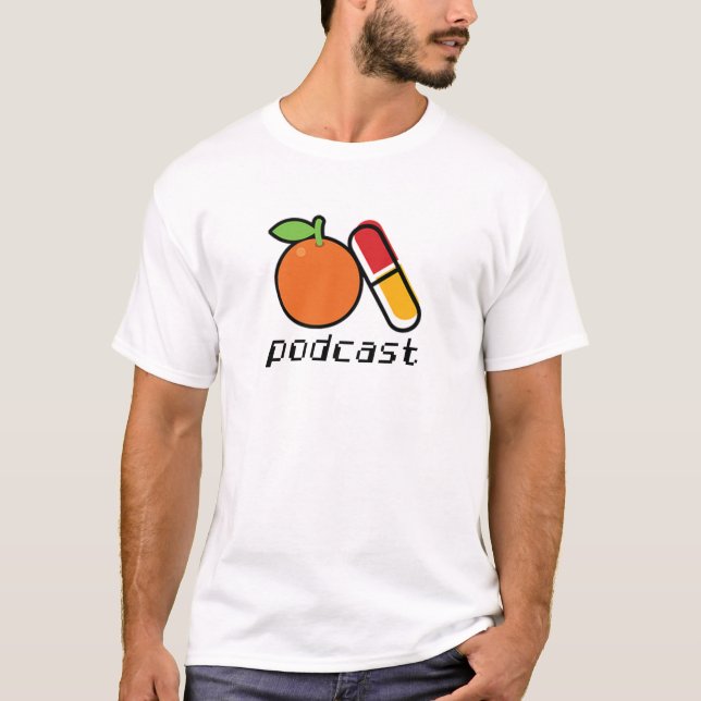 Camiseta Podcast de la píldora naranja (Anverso)