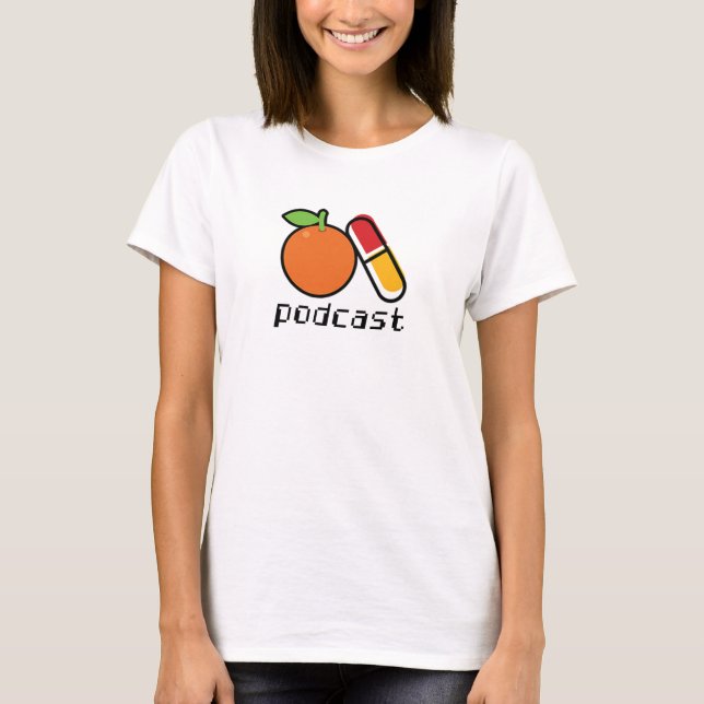 Camiseta Podcast de la píldora naranja (Anverso)