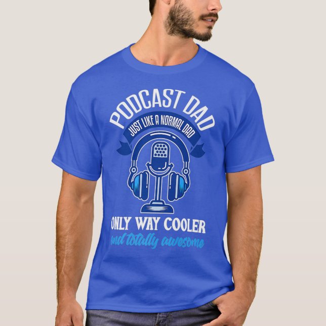 Camiseta Podcast de papá, padre divertido de Podcaster (Anverso)