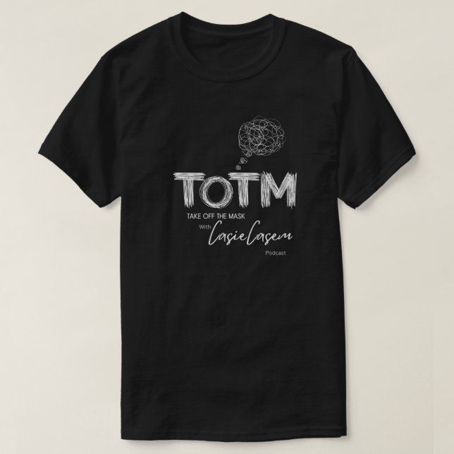 Camiseta podcast de QRCODE_TOTM_Takeoffthemask (Diseño del anverso)