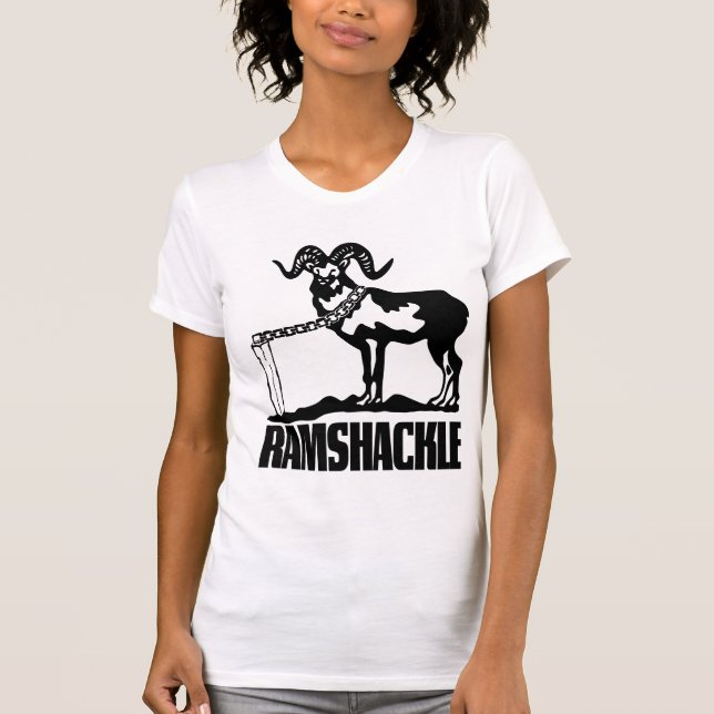 Camiseta Podcast del colisionador de poliedro - Ramshackle (Anverso)