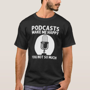 Camiseta Podcast Guay Para Hombres Mujeres Podcaster Micróf