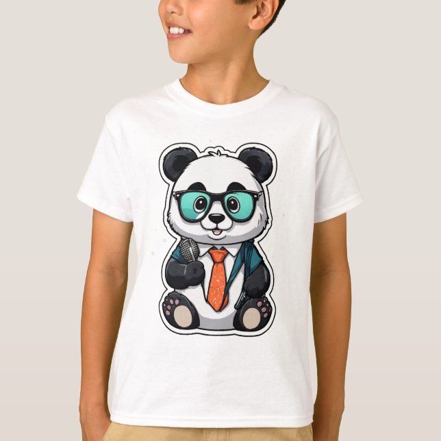 Camiseta Podcast Panda - ¡El mejor anfitrión en Bambú! (Anverso)
