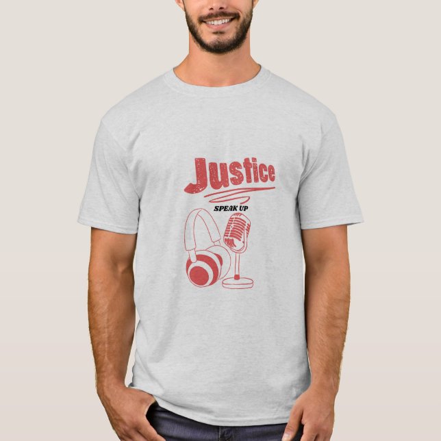 Camiseta Podcast por la justicia (Anverso)