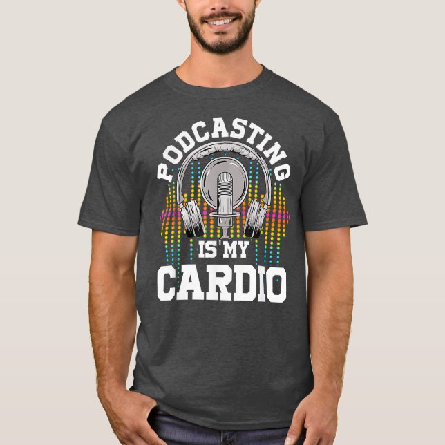Camiseta Podcast Radio Show Djs Podcasting Lover Regalo (Anverso)