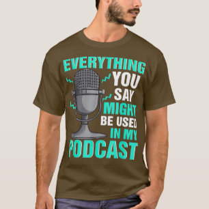 Camiseta Podcast relacionado con podcasts inspirados por po