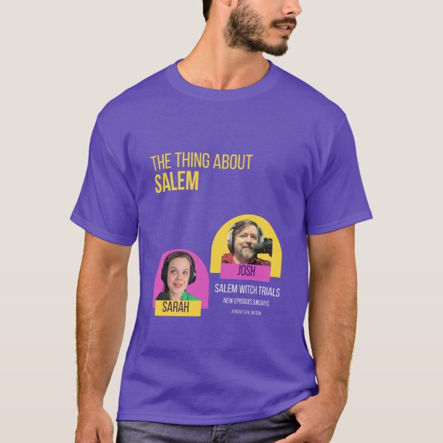 Camiseta Podcast sobre Salem (Anverso)