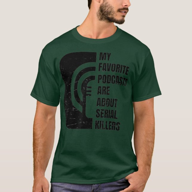 Camiseta Podcast  True Crime Lover  Podcast Junkie  Gift (Anverso)