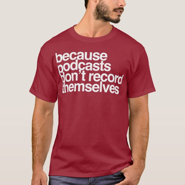 Camiseta Podcaster Gift Podcasting Stocking Stuffer (Anverso)