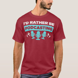 Camiseta Podcaster Host Id Antes Que Podcasting