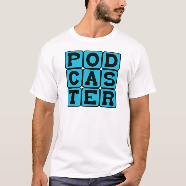 Camiseta Podcaster, Radio Aficionado (Anverso)