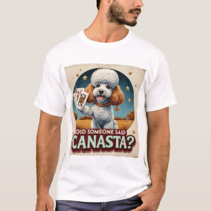 Camiseta Poddle ama el juego de canasta