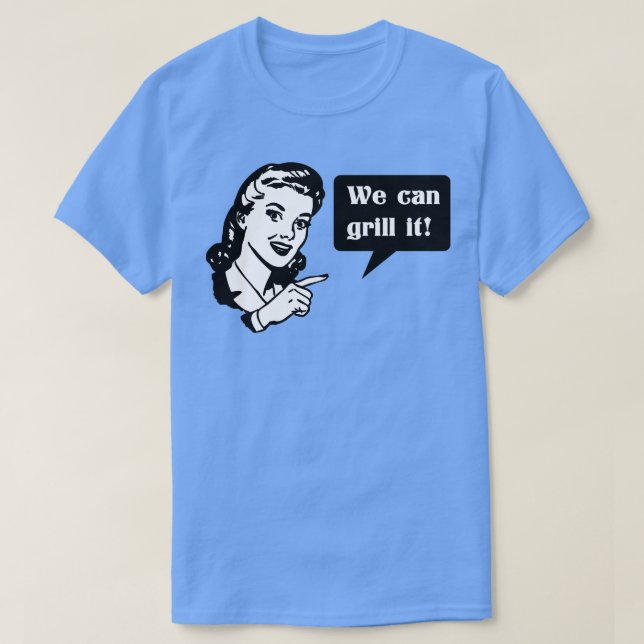 Camiseta Podemos asarlo a la parrilla (Diseño del anverso)