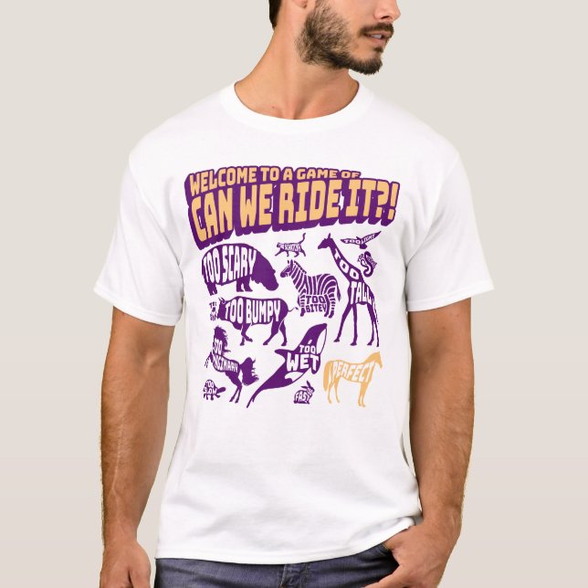 Camiseta ¡¿PODEMOS CORRER?! Animales (Anverso)