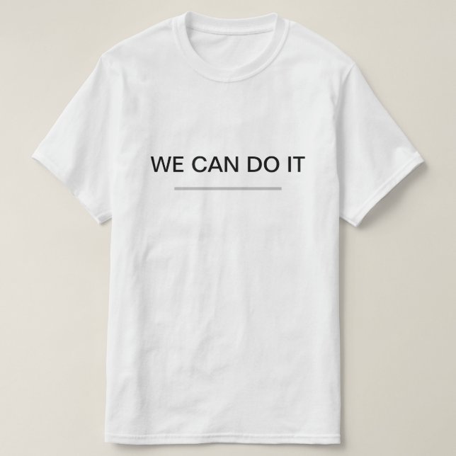 CAMISETA PODEMOS HACERLO (Diseño del anverso)