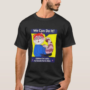 Camiseta Podemos hacerlo damas de gato sin hijos para Kamal