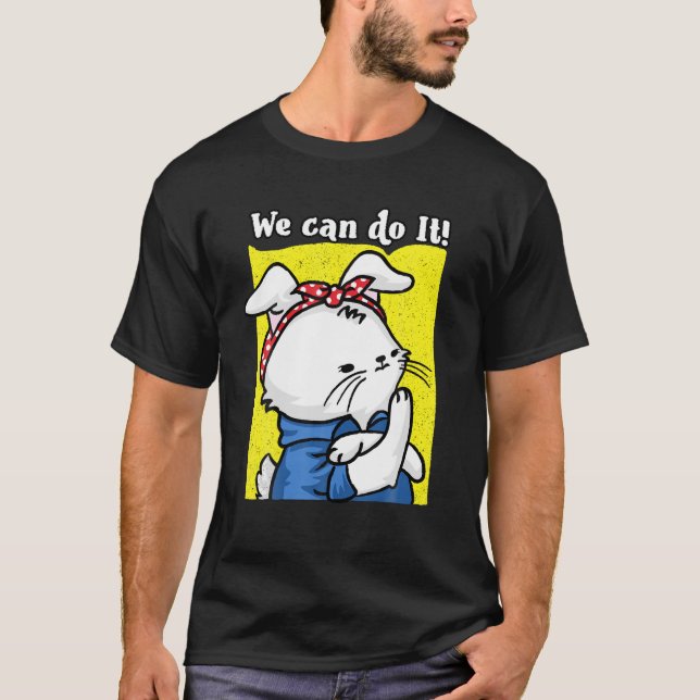 Camiseta Podemos hacerlo Empoderamiento de la Mujer Cita Fe (Anverso)