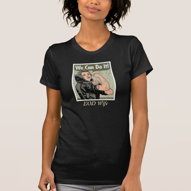 Camiseta Podemos hacerlo - esposa del EOD (Anverso)