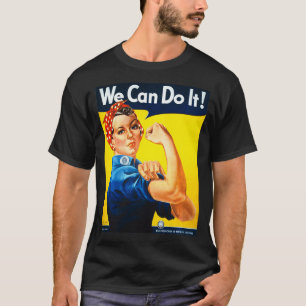 Camiseta Podemos Hacerlo Poster Rosie El Poder Chica Rivete