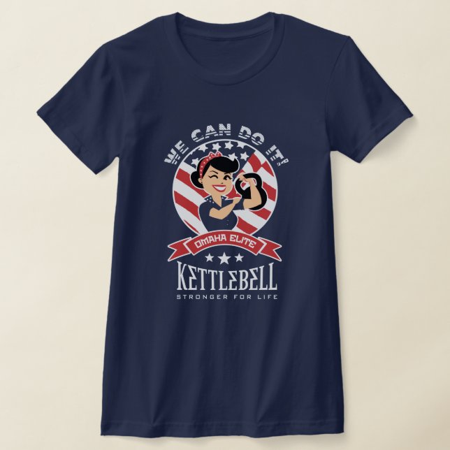 Camiseta PODEMOS HACERLO - Rosie Riveter con Kettlebell (Distribución)