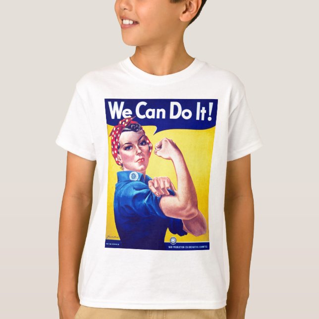 Camiseta Podemos hacerlo Rosie the Riveter (Anverso)