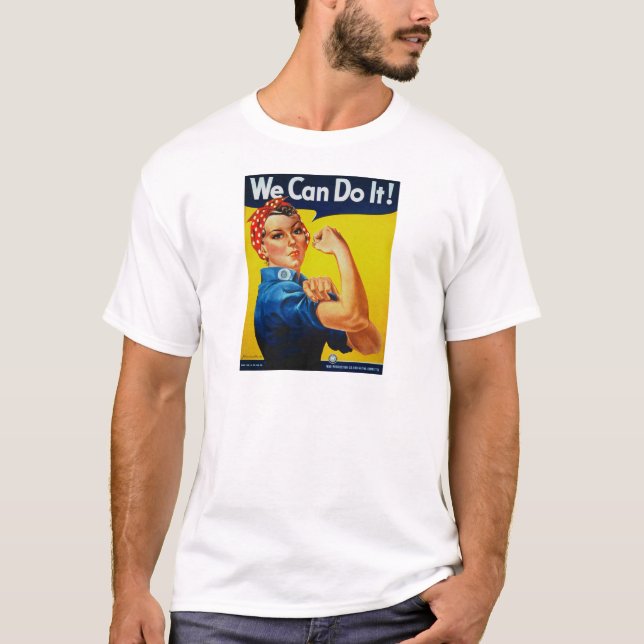 Camiseta Podemos hacerlo Rosie the Riveter (Anverso)