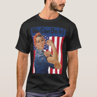 Camiseta Podemos Hacerlo Rosie The Riveter Feminist Usa Fla