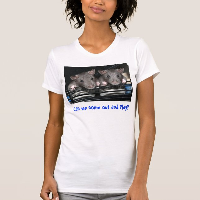 Camiseta ¿Podemos nosotros salir y el juego? (Anverso)