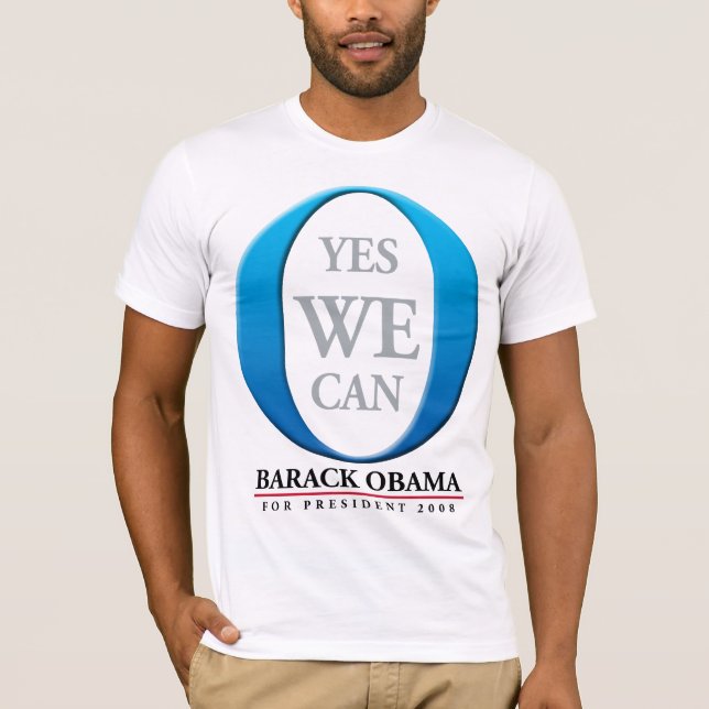 CAMISETA PODEMOS SÍ - BARACK OBAMA (Anverso)