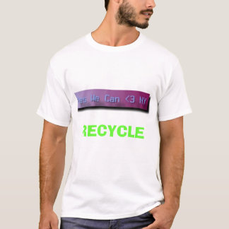 Camiseta PODEMOS SÍ L3 NY, RECICLAR, RUEDA del CIELO -