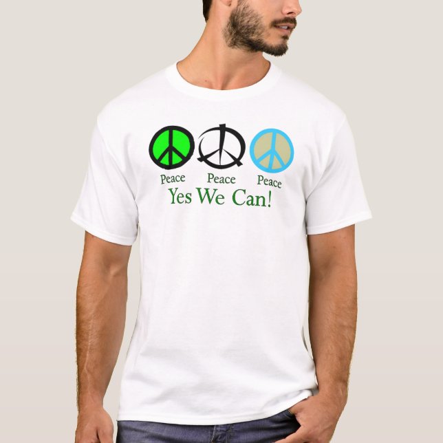 Camiseta Podemos sí (la paz) (Anverso)