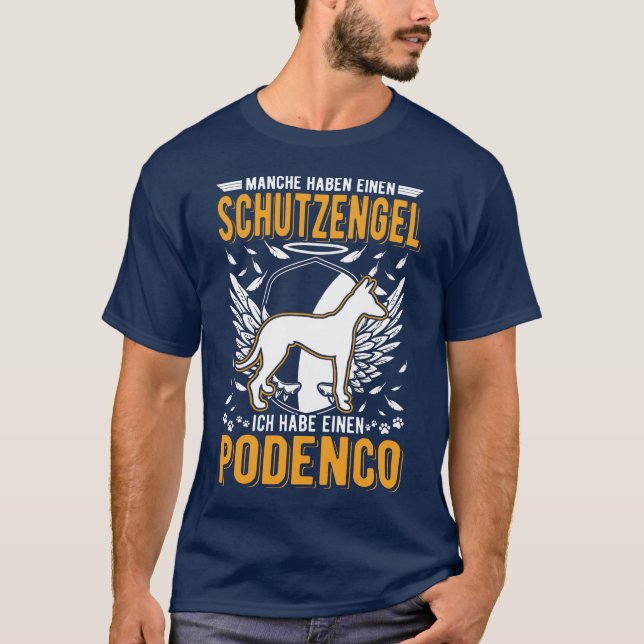 Camiseta Podenco Schutzengel Windhund Ibizan Hound (Anverso)