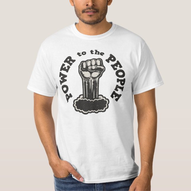 Camiseta Poder a la gente (Anverso)