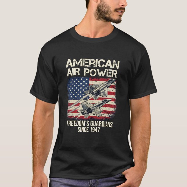 Camiseta Poder Aéreo Americano Guardianes de la Libertad Av (Anverso)