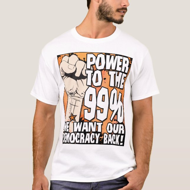 Camiseta Poder al 99% (Anverso)