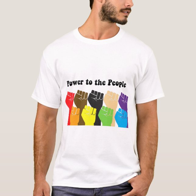 Camiseta Poder al pueblo (Anverso)