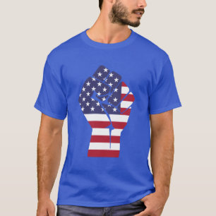 Camiseta "Poder Americano – Puño Patriótico de Unidad"