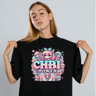 Camiseta "Poder Chibi"