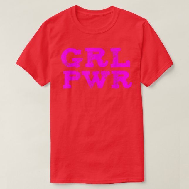 Camiseta Poder chica Chicas feministas Empoderamiento (Diseño del anverso)