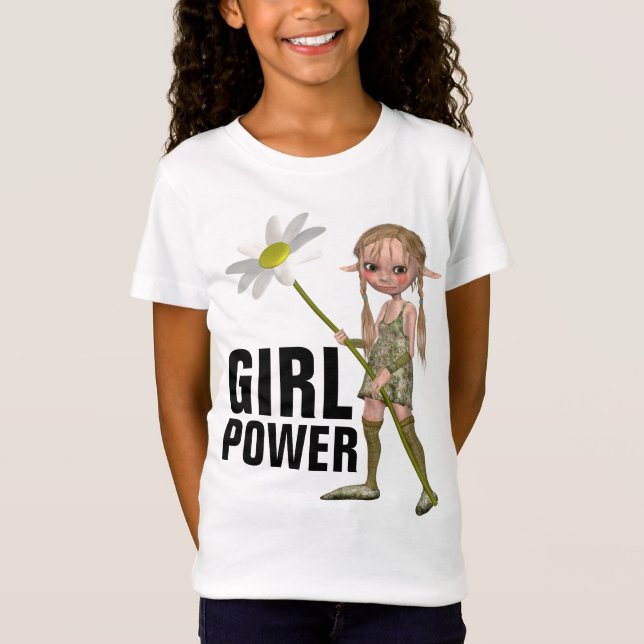 Camiseta PODER chica, CÓDIGOS ELF CORTOS (Anverso)