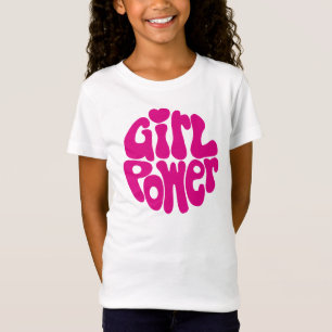 Camiseta Poder Chica con corazón