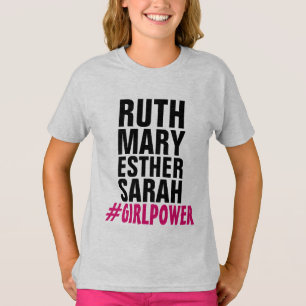 CAMISETA PODER CHICA CRISTIANO (RUTH MARY ESTHER SARAH)