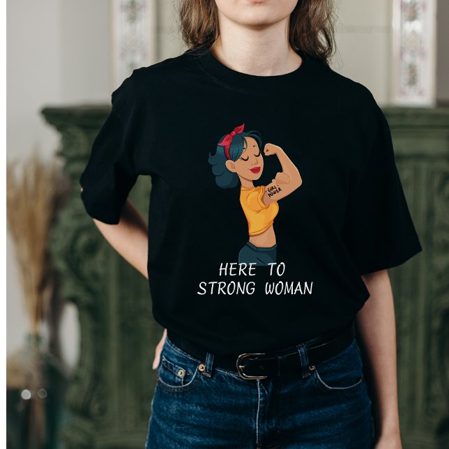 Camiseta Poder chica del Día Internacional de la Mujer 2024 (Subido por el creador)