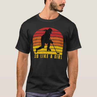 Camiseta Poder chica en el hielo Sk8 como una chica de hock