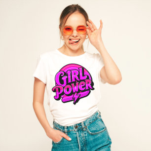 Camiseta "Poder Chica" feminista
