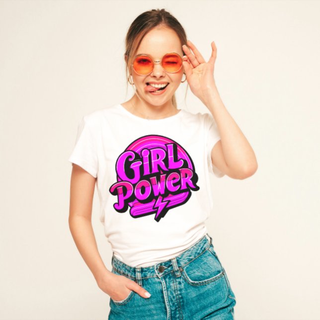 Camiseta "Poder Chica" feminista (Subido por el creador)