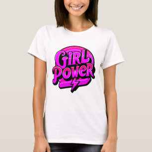 Camiseta "Poder Chica" feminista