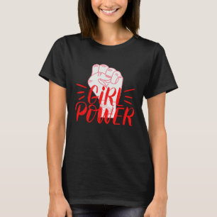 Camiseta Poder chica Historia negra Emancipación Feminista