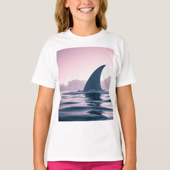 Camiseta Poder de Aleta de Tiburón (Anverso)