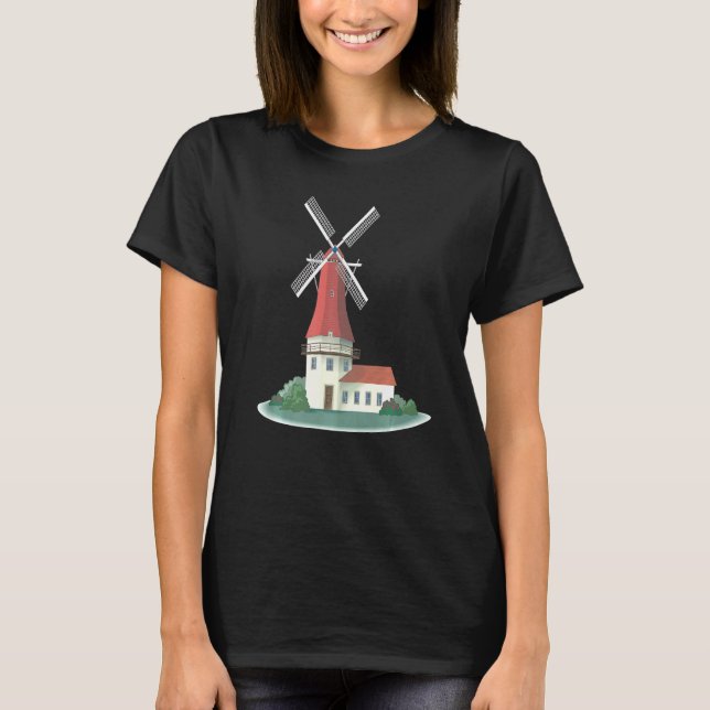 Camiseta Poder de almacenamiento renovable de energía eólic (Anverso)